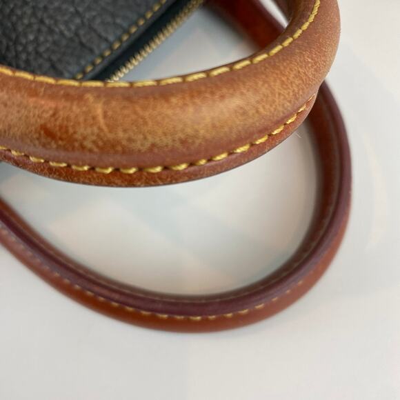 Dooney & Bourke Bristol Western Satchel Bag Black Pebble Leather Tassels Cowgirl - Picture 9 of 16